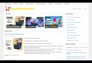 Website 
	savemoneyindia.com desktop preview