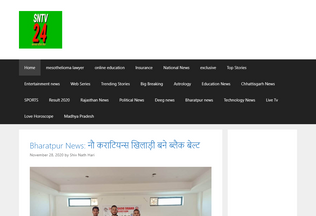 Website 
	sntv24samachar.com desktop preview