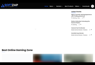 Website 
	softzap.com desktop preview