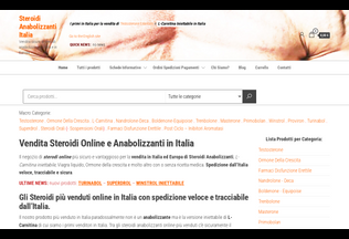 Website 
	steroidianabolizzanti-italiani.com desktop preview