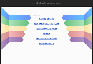 Website 
	strikebacktactics.com desktop preview