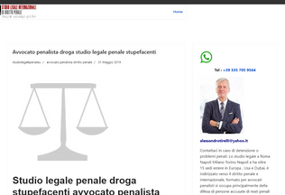 Website 
	studiolegalepenale.com desktop preview