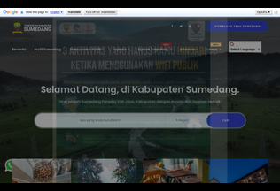 Website 
	sumedangkab.go.id desktop preview
