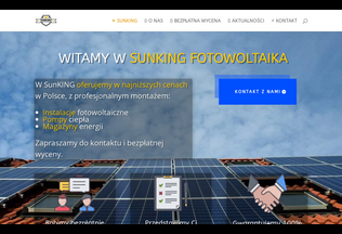 Website sunking.pl desktop preview