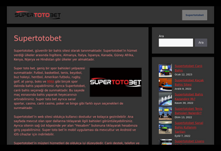 Website 
	supertotobetx.com desktop preview