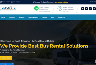 Website 
	swifttransport.ae desktop preview