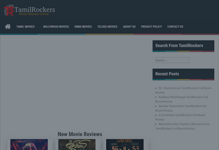 Website tamilrockerss.co.in desktop preview