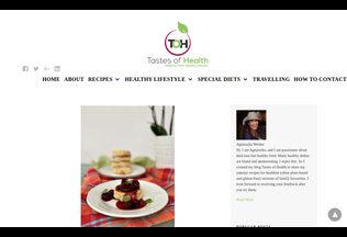 Website 
	tastesofhealth.eu desktop preview