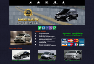 Website 
	taxibuswarsaw.pl desktop preview