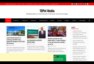 Website 
	tdpelmedia.com desktop preview