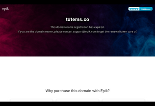 Website 
	totems.co desktop preview