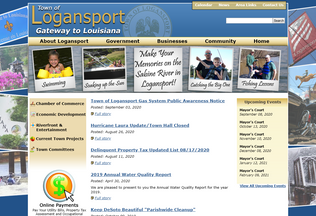 Website 
	townoflogansport.com desktop preview