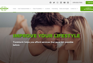 Website 
	tradebank.com desktop preview
