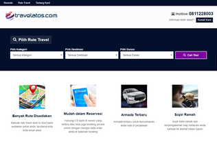 Website 
	travelatos.com desktop preview