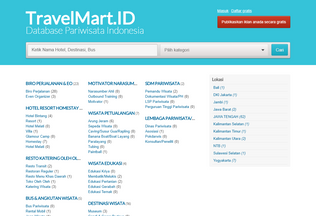 Website travelmart.id desktop preview