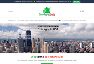 Website 
	trendymalldeals.com desktop preview