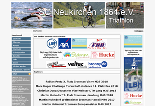 Website 
	tri-neukirchen.de desktop preview