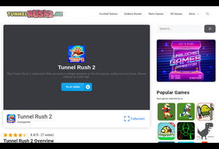 Website 
	tunnelrush2.me desktop preview