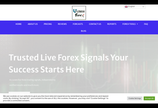 Website 
	ultreosforex.com desktop preview