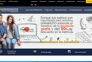 Website 
	uniminuto.edu desktop preview