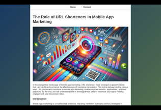 Website 
	url-shortener-in-mobile-app-marketing.netlify.app desktop preview