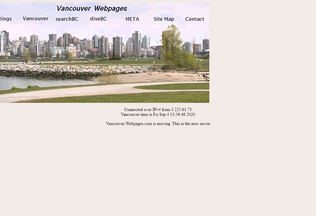 Website 
	vancouver-webpages.com desktop preview