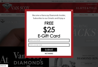 Website 
	vanscoydiamonds.com desktop preview