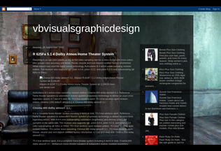 Website vbvisualsgraphicdesign.blogspot.com desktop preview