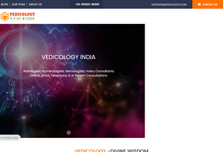 Website 
	vedicology.com desktop preview