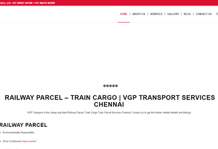 Website 
	vgptransportservices.com desktop preview