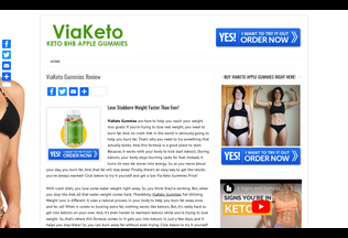 Website 
	viaketogummies.net desktop preview