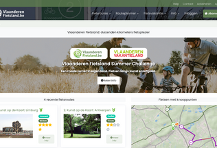 Website 
	vlaanderen-fietsland.be desktop preview