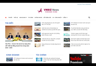 Website 
	vnbiznews.com desktop preview