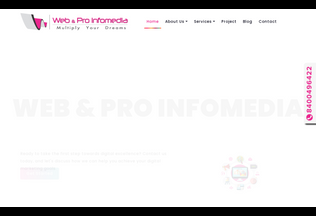 Website 
	webandpro.com desktop preview