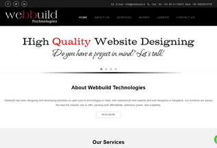 Website 
	webbuild.in desktop preview