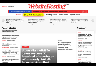 Website 
	websitehostingnews.com desktop preview