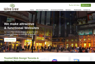 Website 
	wiretree.ca desktop preview