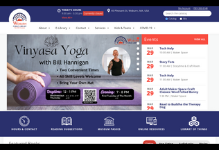 Website 
	woburnpubliclibrary.org desktop preview