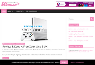 Website 
	womenfreebiesuk.co.uk desktop preview