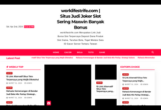 Website 
	worklifestrife.com desktop preview