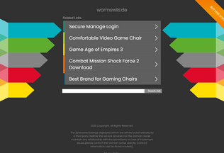 Website wormswiki.de desktop preview
