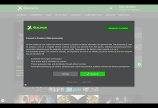 Website 
	xboxuser.de desktop preview