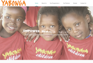 Website yabonga.org desktop preview