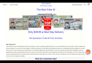 Website 
	yourfakeid.com desktop preview