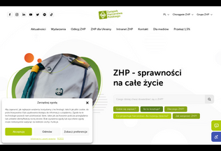 Website 
	zhp.pl desktop preview